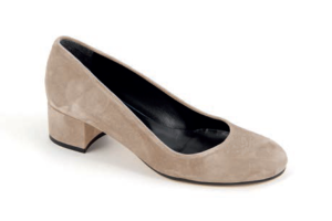 Ballerine Mia nubuck cappuccino sans pression