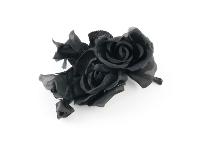 Fleur en tissu à clipser