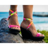 Lacet à boucles Fluo