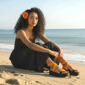 Bride à boucle cuir sauvage